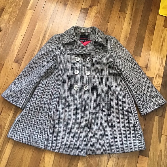 Miss Sixty Double Breasted Wool Blend Coat Sz XL